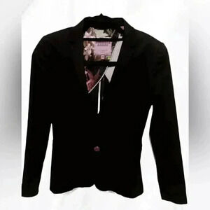 Ted Baker classic trendy stylish one button black Long sleeve casual blazer 1